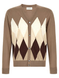 Ballantyne Brown Cotton Cardigan
