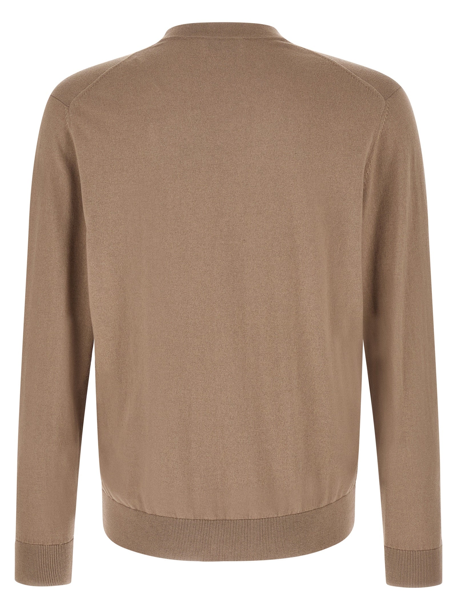 Ballantyne Brown Cotton Cardigan