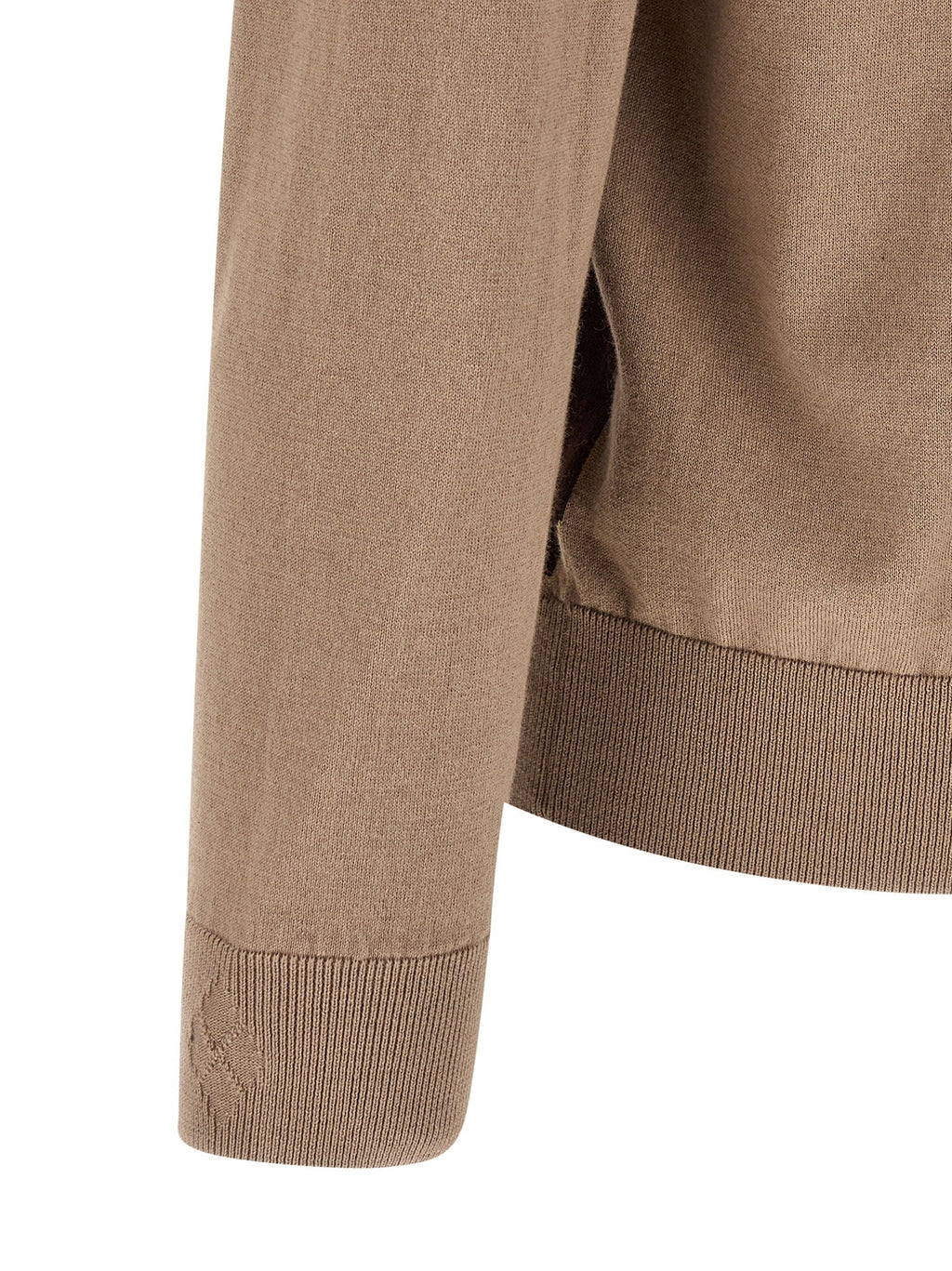 Ballantyne Brown Cotton Cardigan