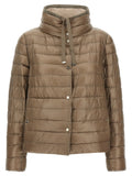 Herno Brown Polyamide Full-Length Jacket