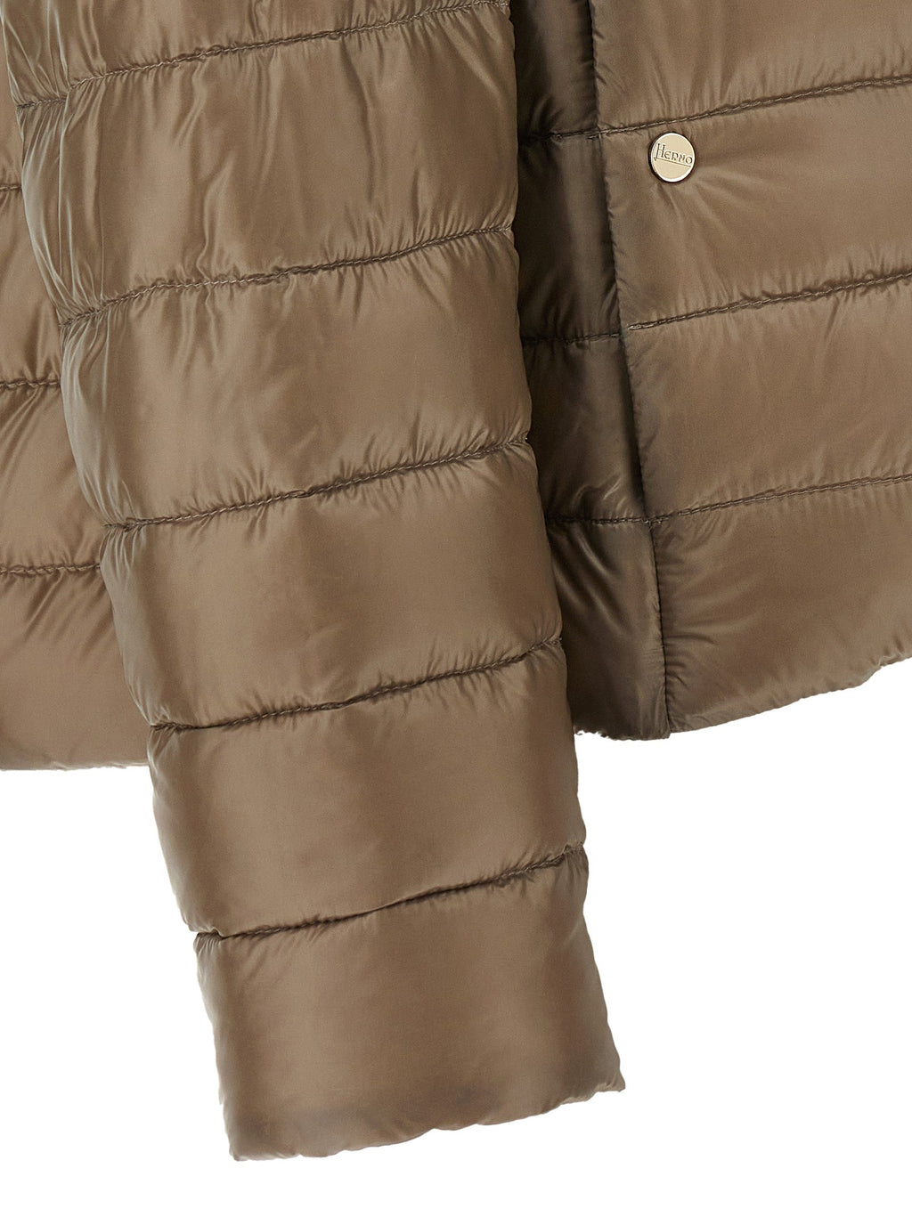 Herno Brown Polyamide Full-Length Jacket