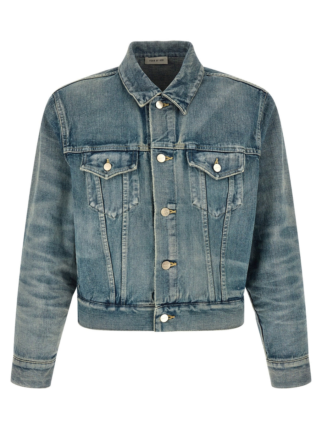 Fear Of God Blue Cotton Denim Jacket