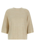 Fabiana Filippi Gold Cotton Cardigan
