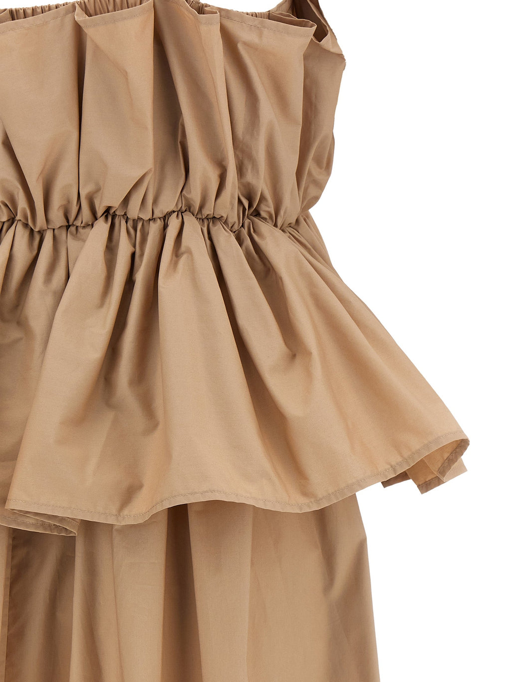 Twinset Beige Cotton Long Dress