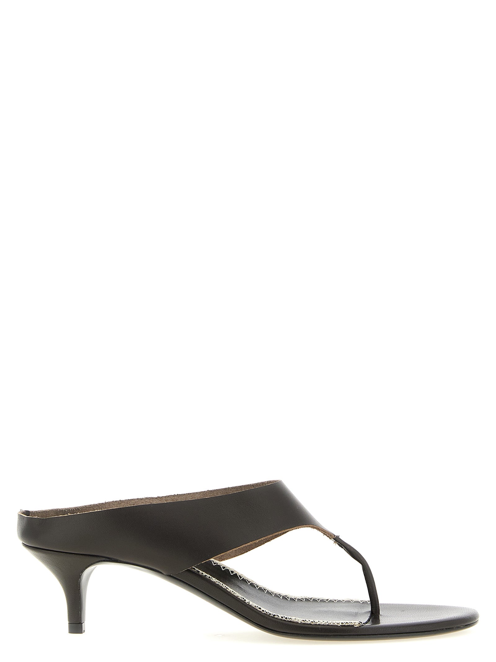Magda Butrym Brown Leather Stiletto Heel Sandals Magda Butrym