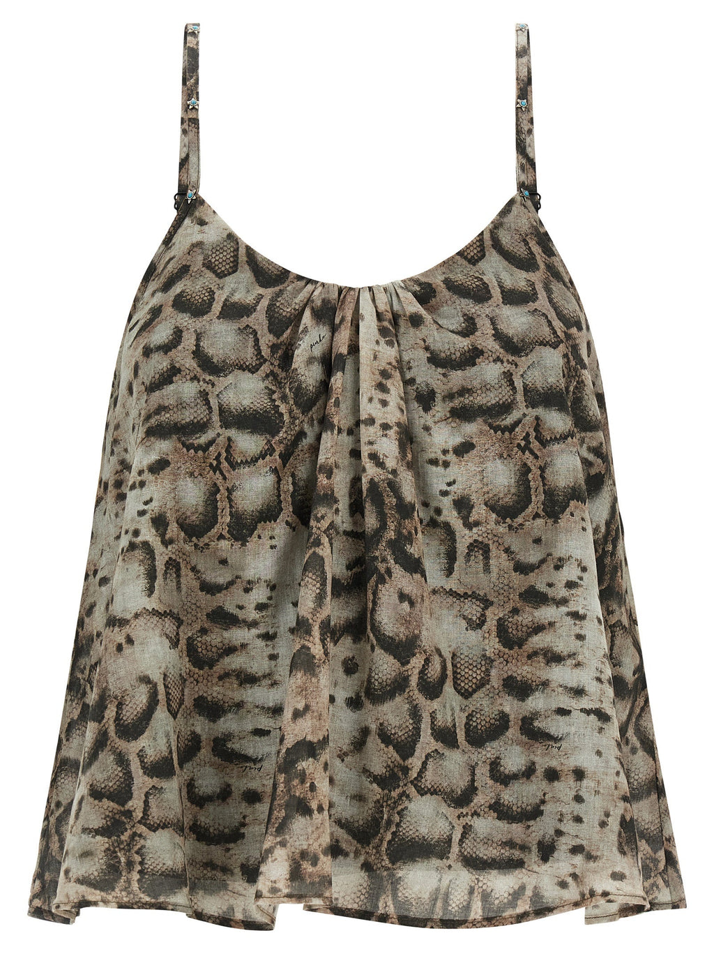 PINKO Gray Cotton Blouse PINKO