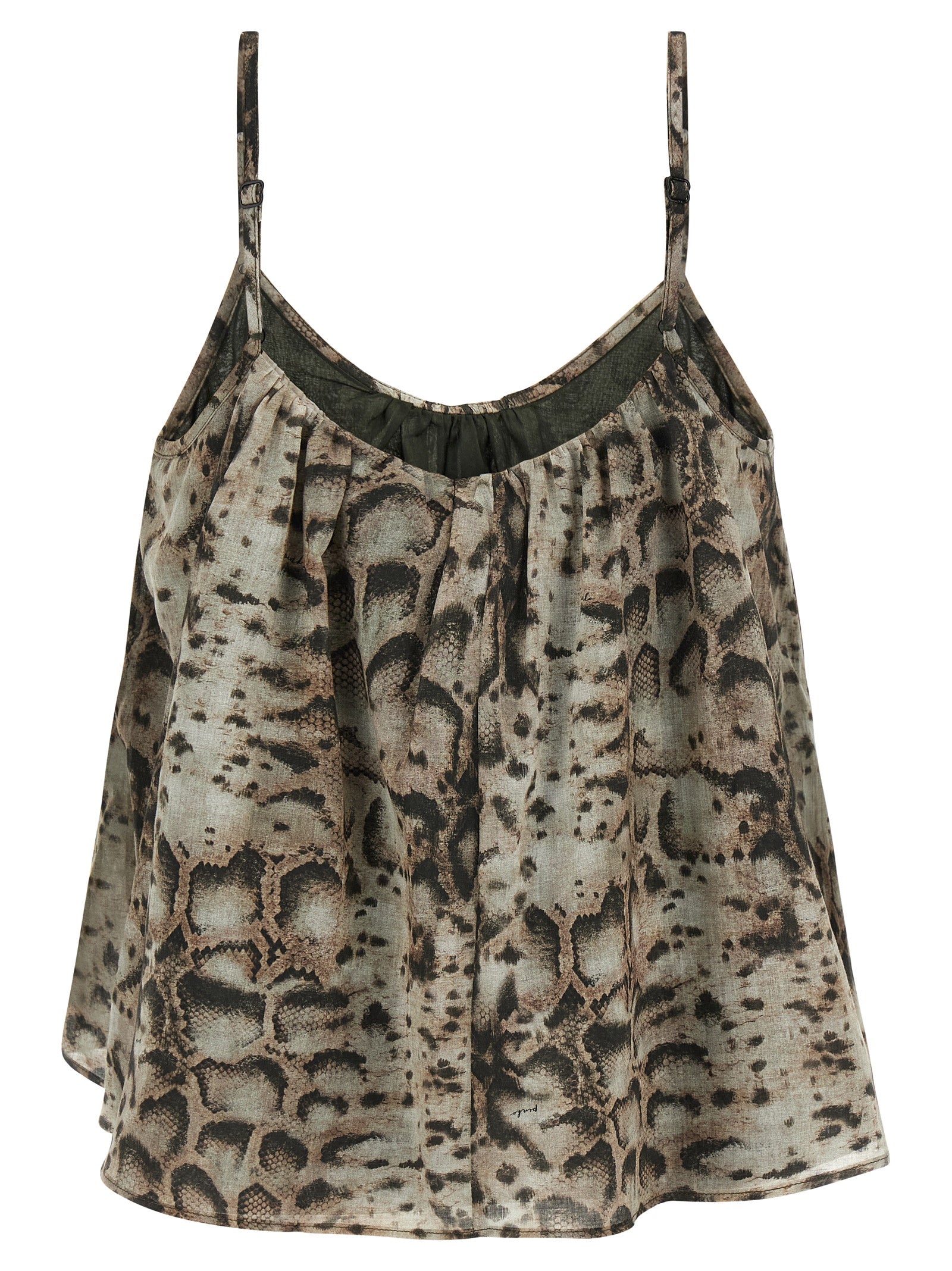 PINKO Gray Cotton Blouse PINKO