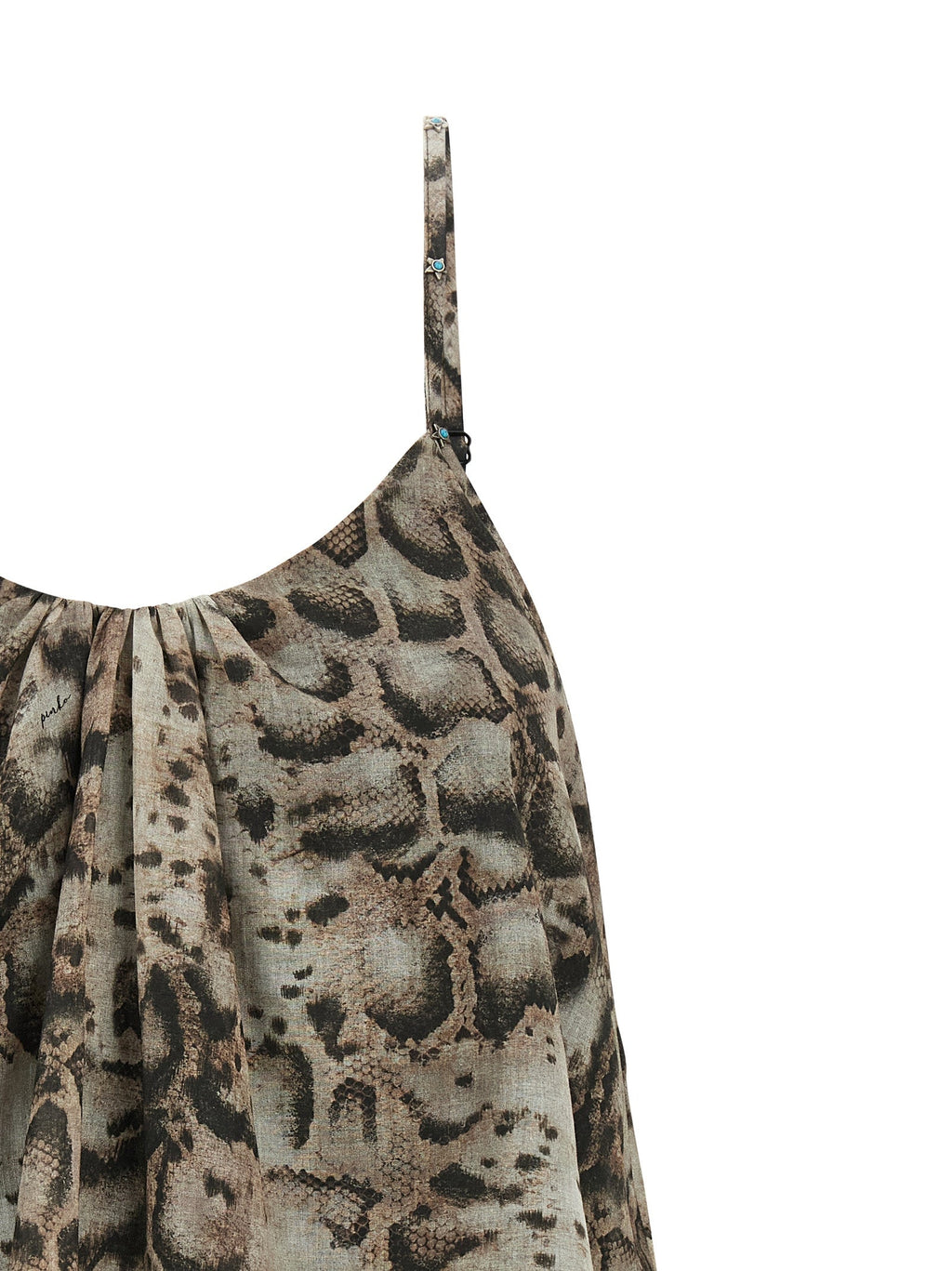 PINKO Gray Cotton Blouse PINKO