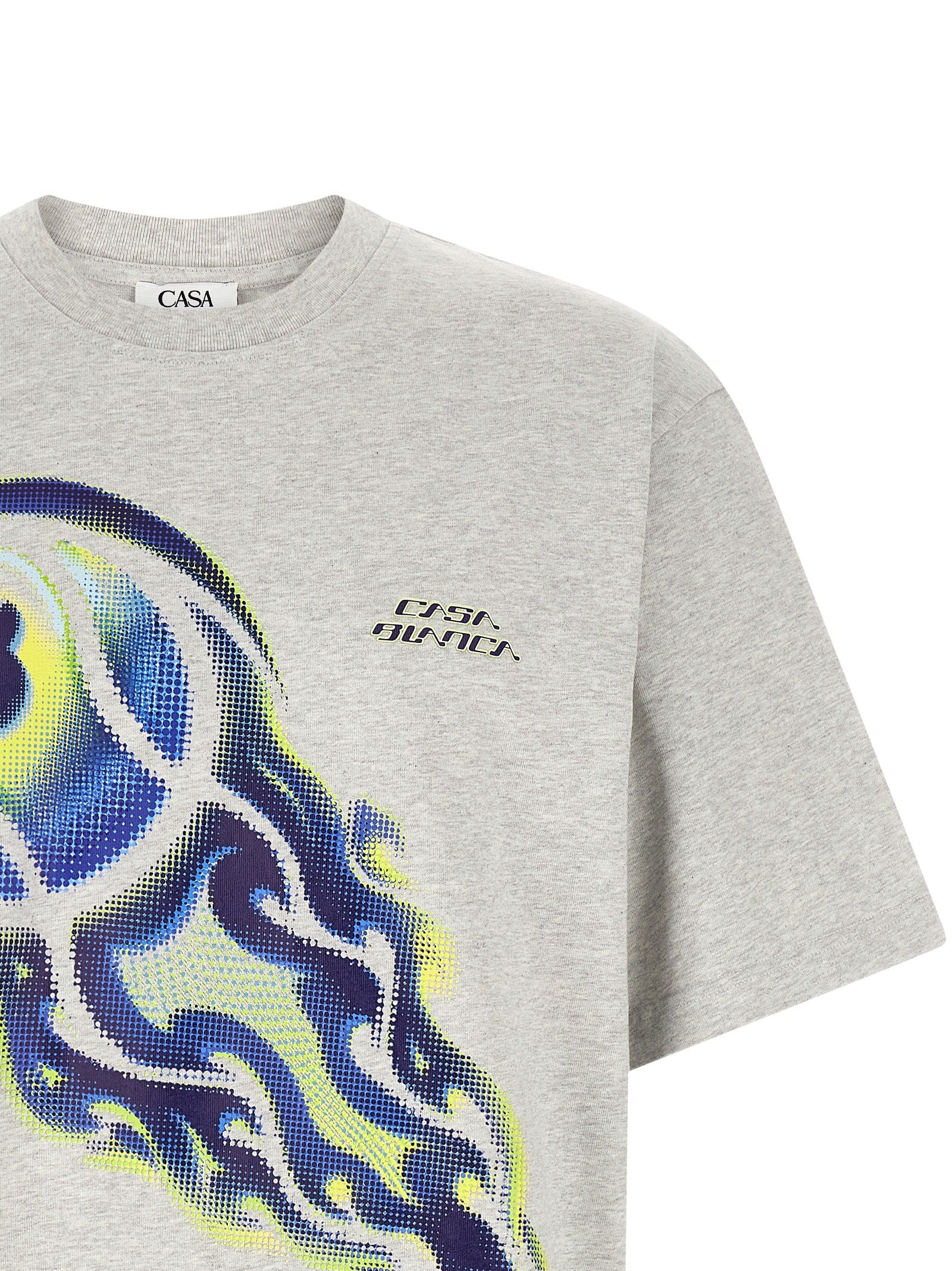 Casablanca Gray Organic Cotton T-Shirt