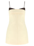 Entire Studios Beige Cotton Short Dress