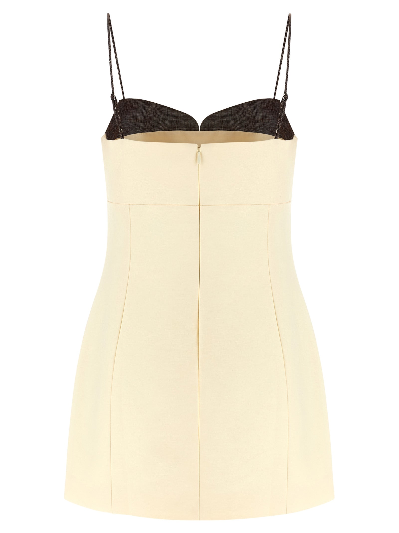 Entire Studios Beige Cotton Short Dress