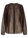 Twinset Brown Lycra Blouse