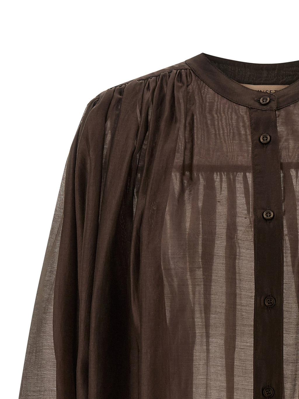 Twinset Brown Lycra Blouse