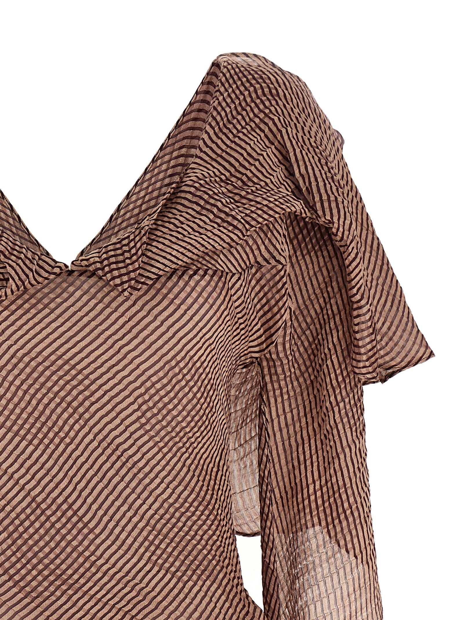 Kiko Kostadinov Bordeaux Linen Blouse