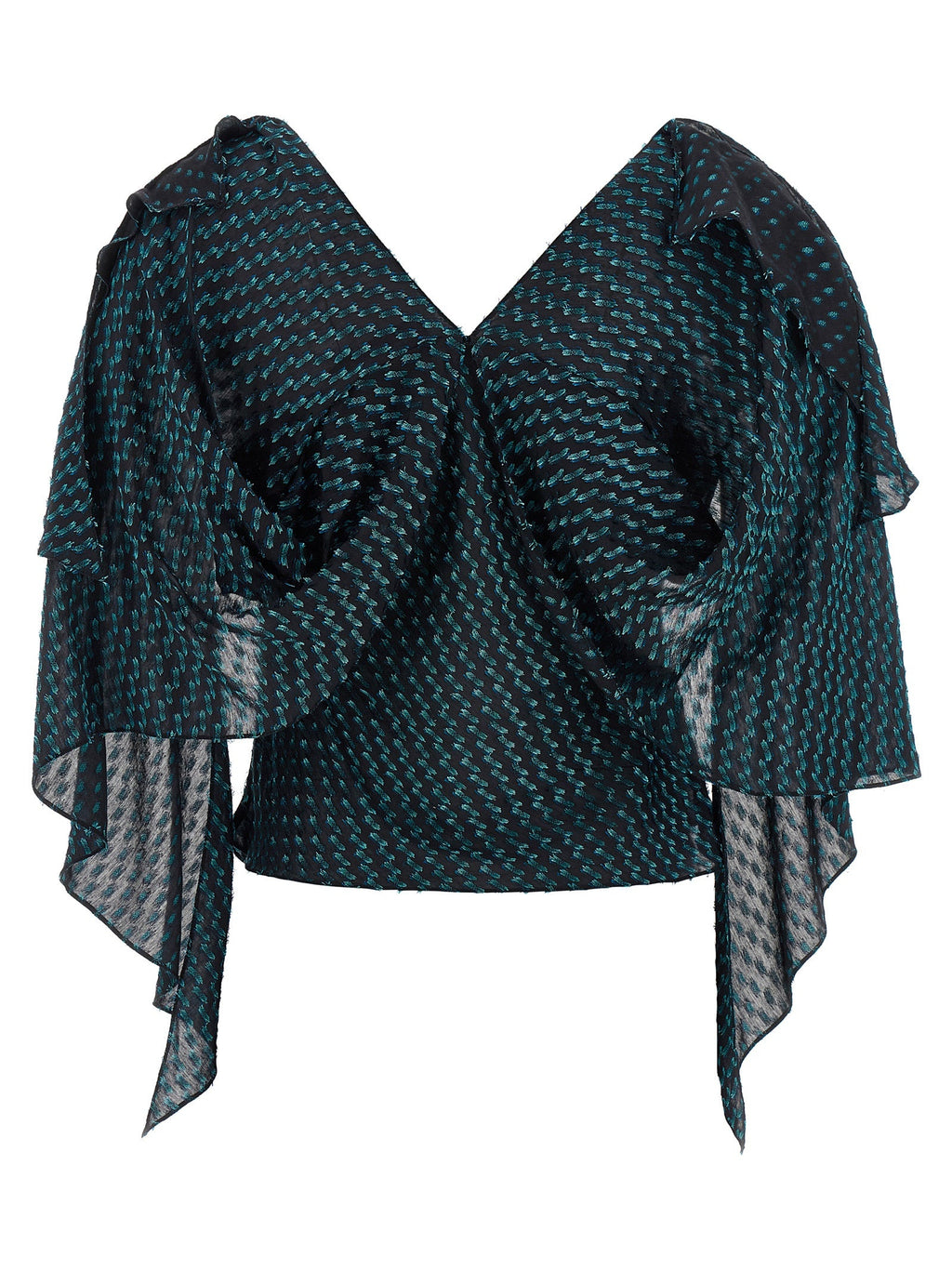 Kiko Kostadinov Blue Modal Blouse