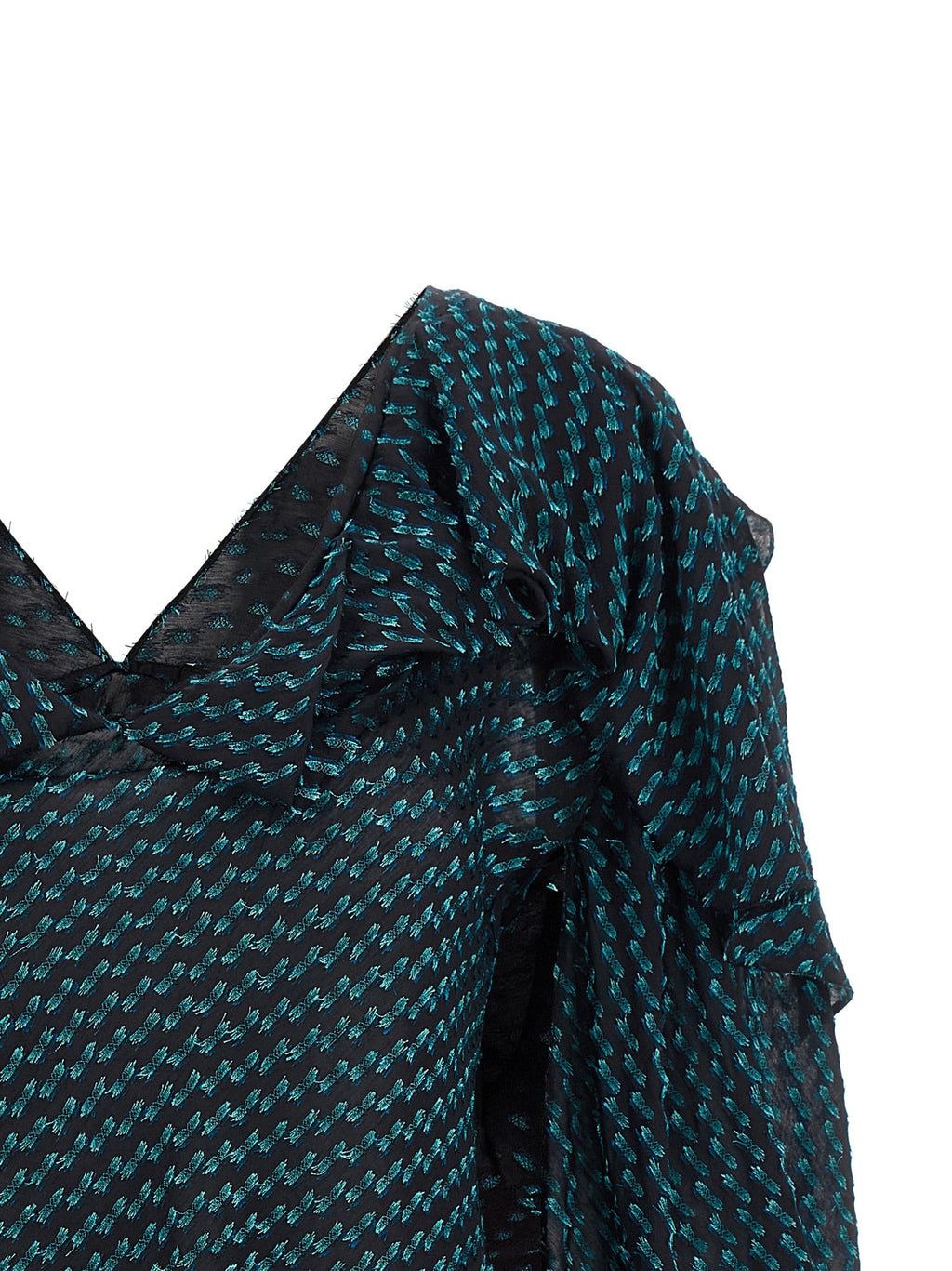 Kiko Kostadinov Blue Modal Blouse