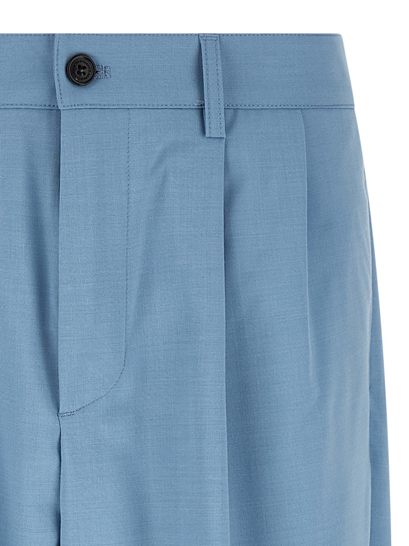 Department 5 Blue Polyester Chino Pants