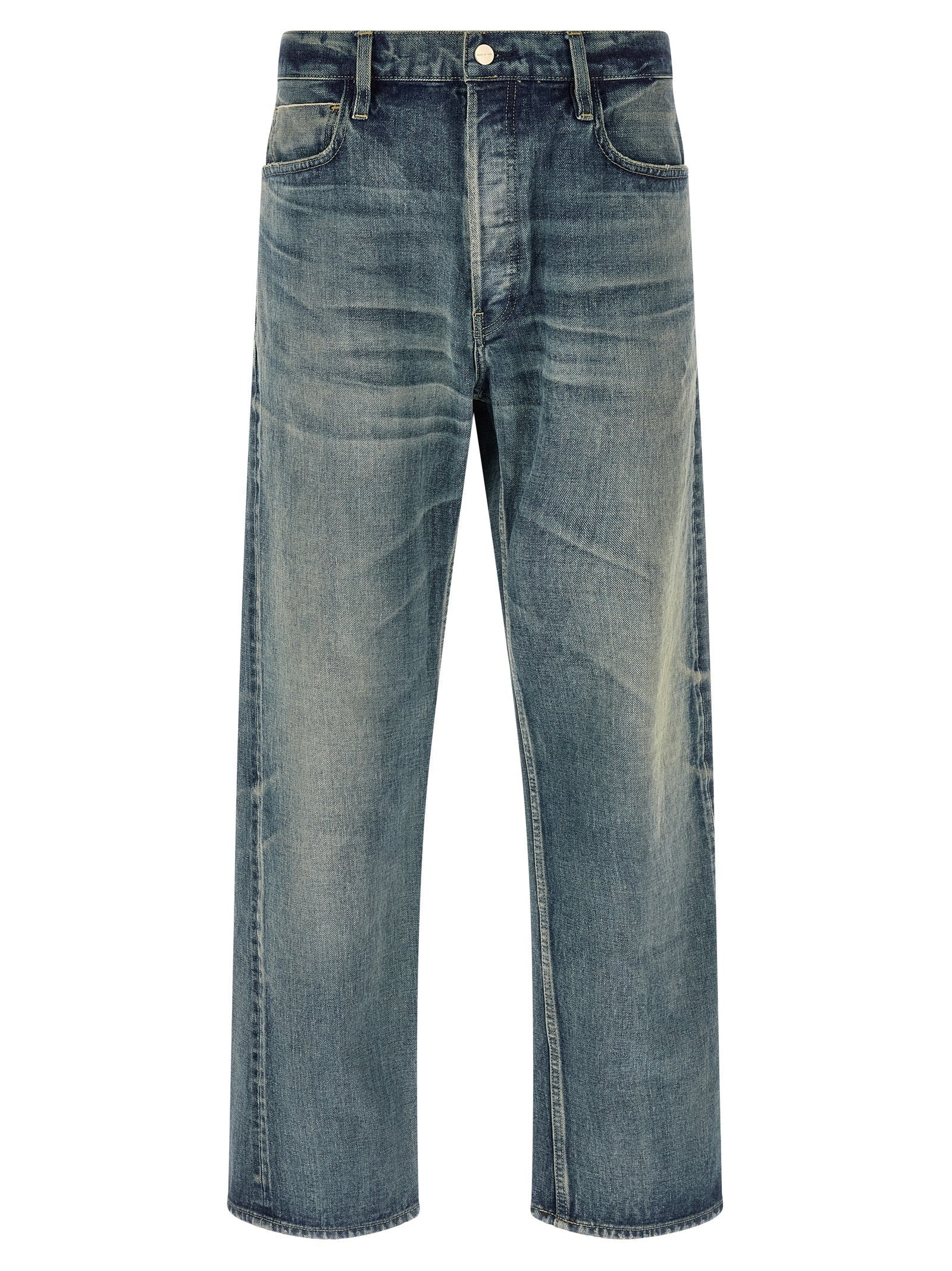 Fear Of God Blue Cotton Straight-Leg Jeans