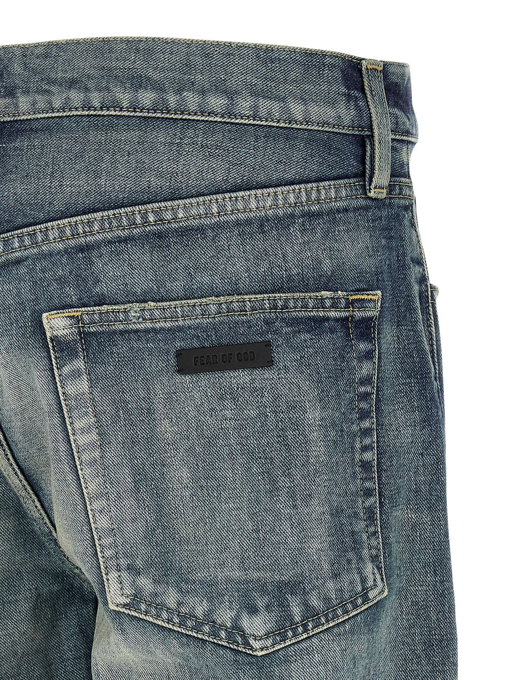 Fear Of God Blue Cotton Straight-Leg Jeans