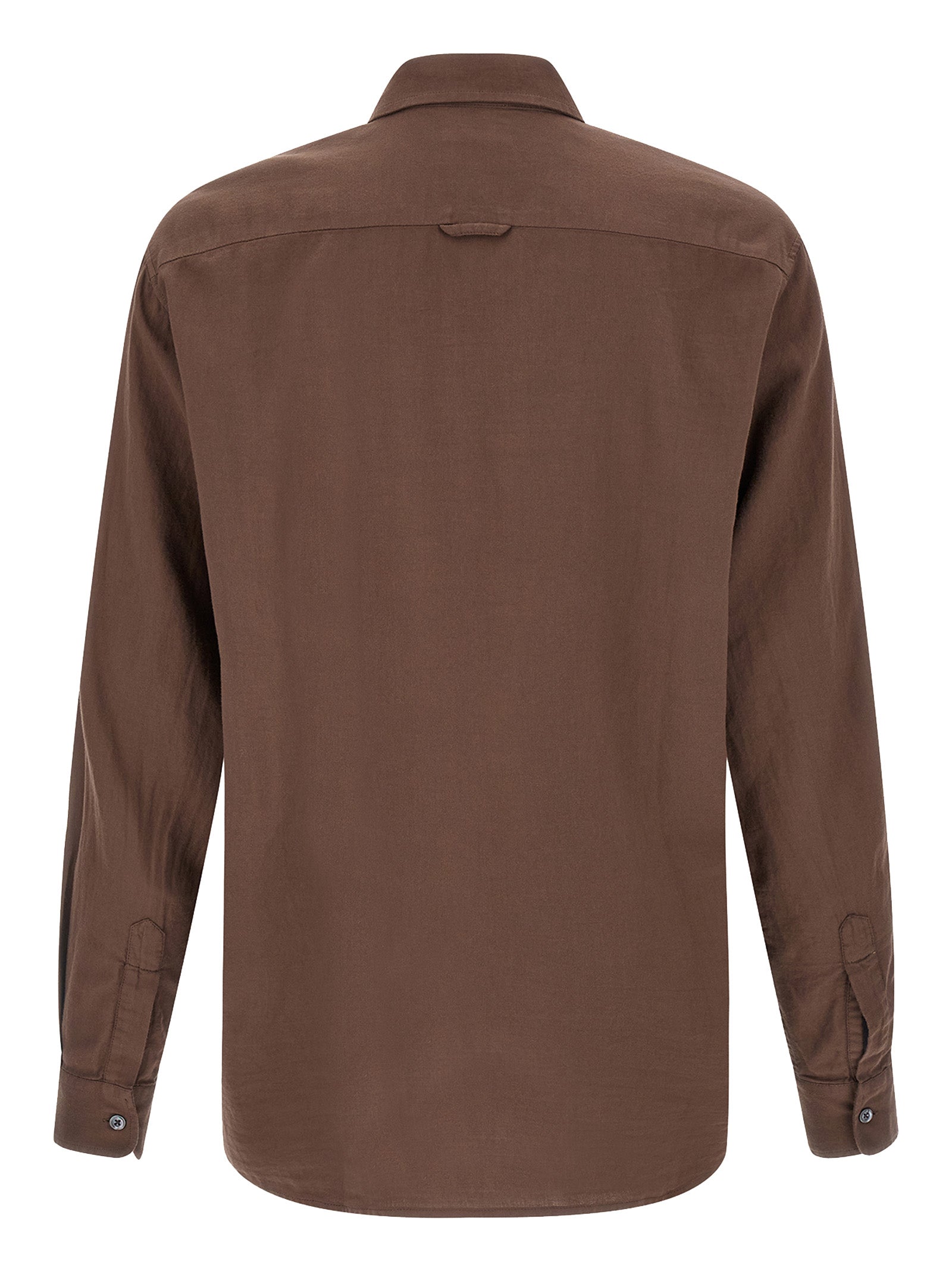 CELLAR DOOR Brown Cotton Blouse