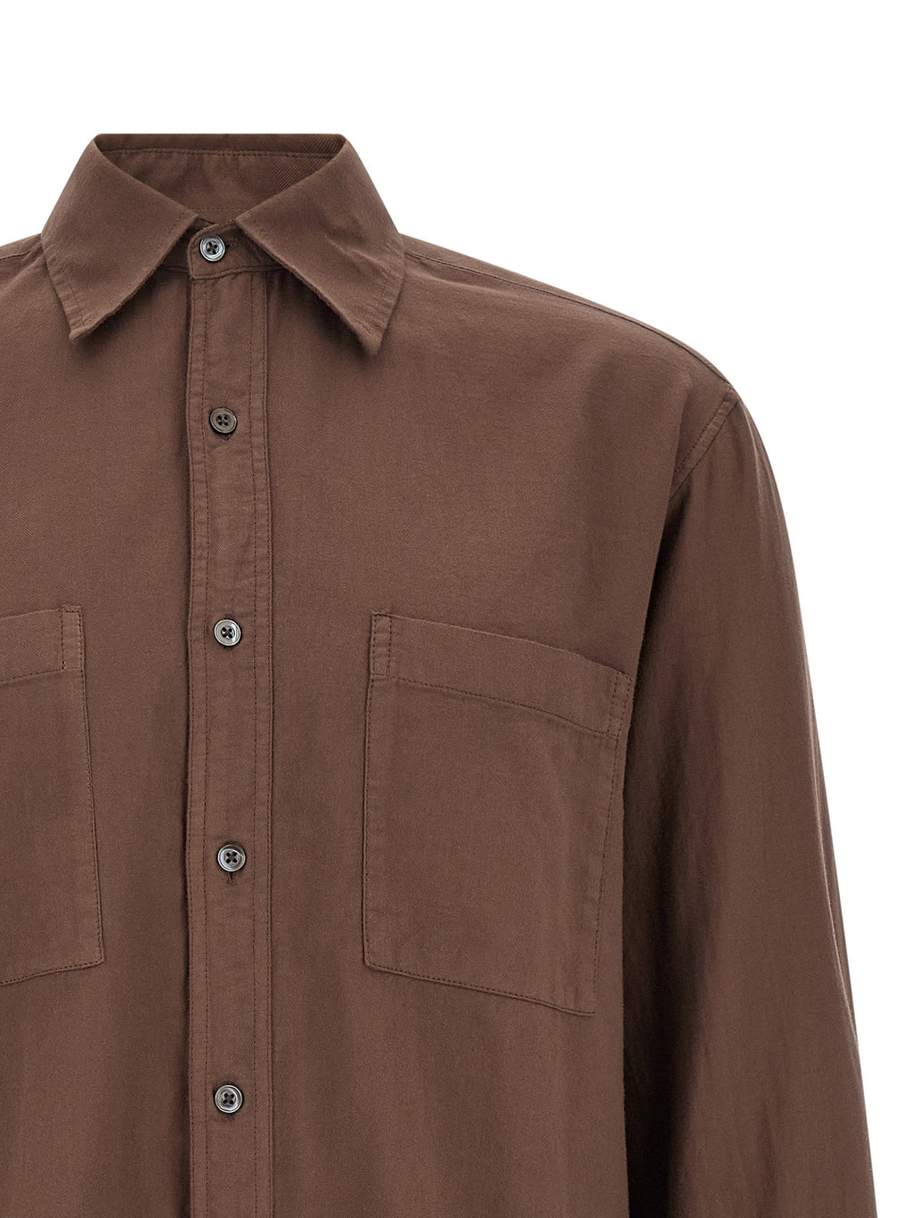 CELLAR DOOR Brown Cotton Blouse