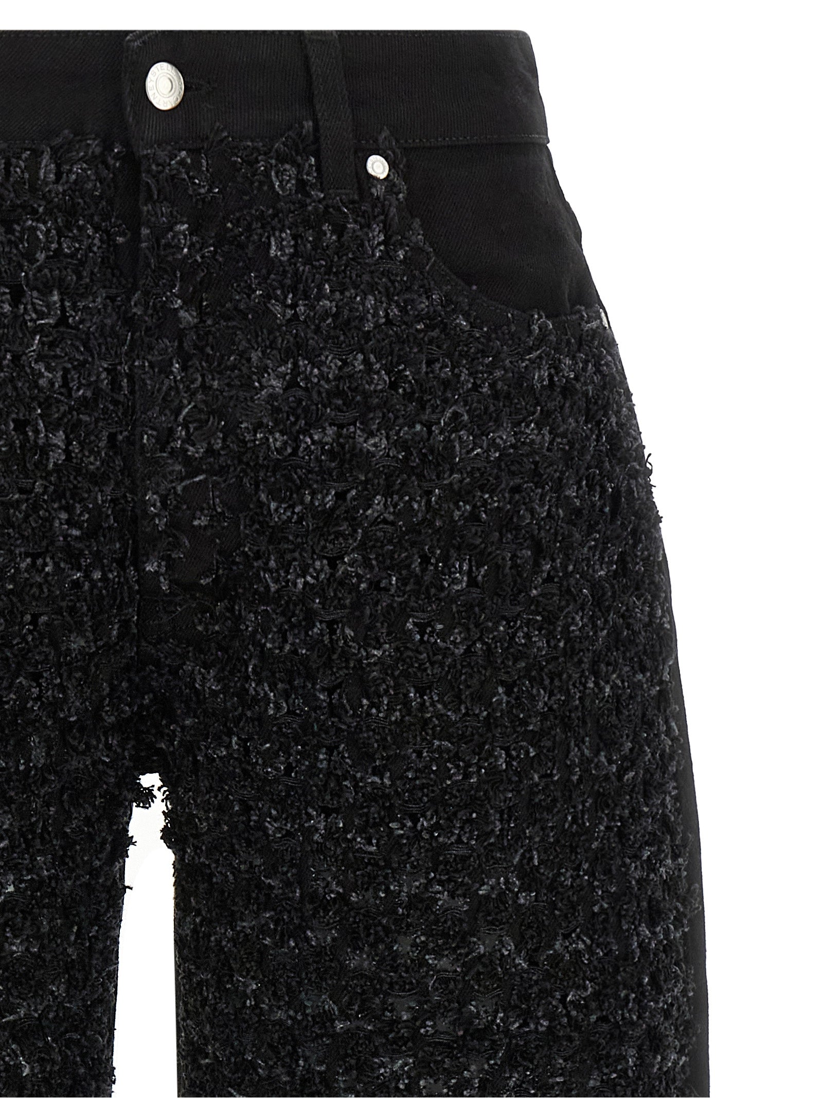 Stella McCartney Black Cotton Jeans Denim