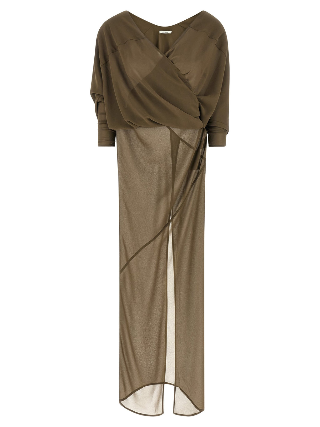 Entire Studios Bicolor Polyester Long Dress