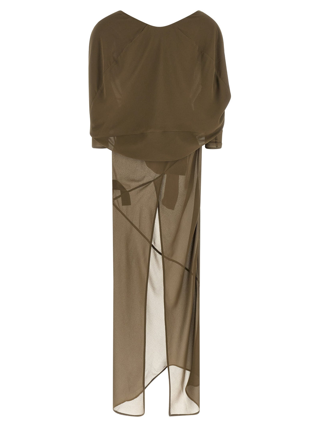 Entire Studios Bicolor Polyester Long Dress