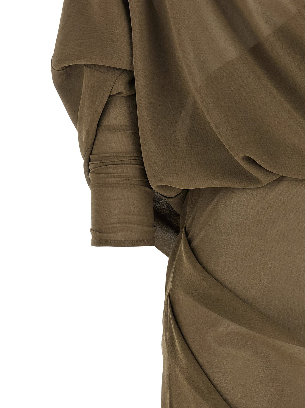 Entire Studios Bicolor Polyester Long Dress