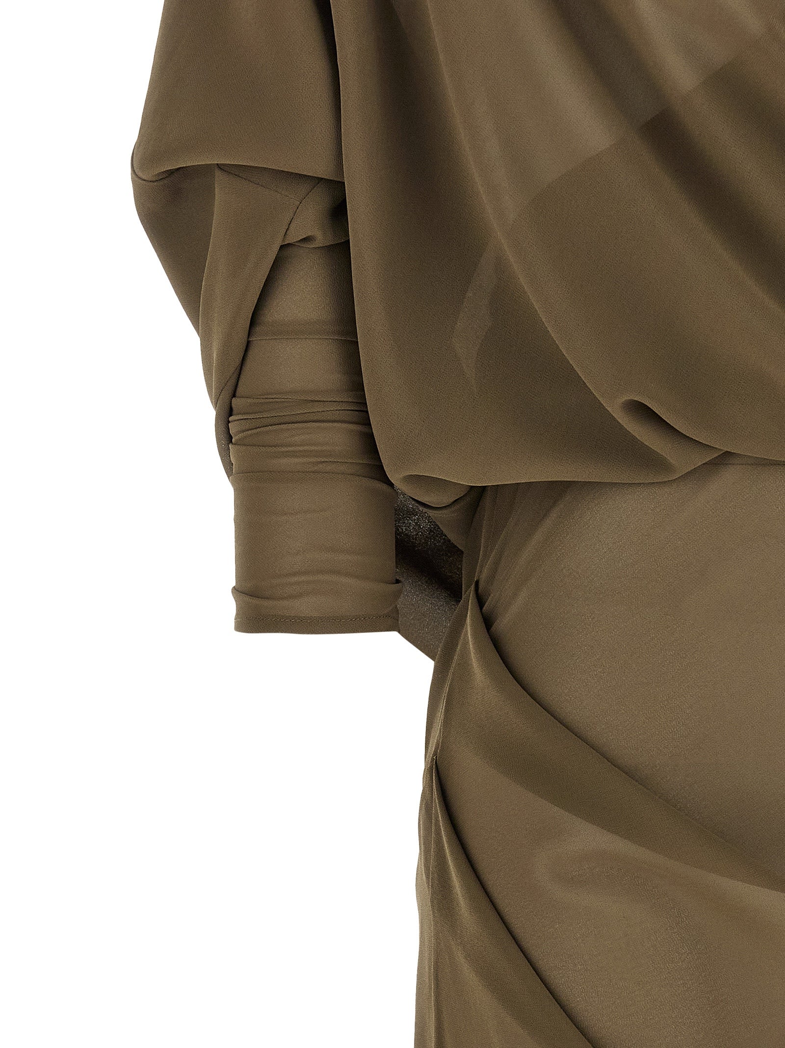 Entire Studios Bicolor Polyester Long Dress