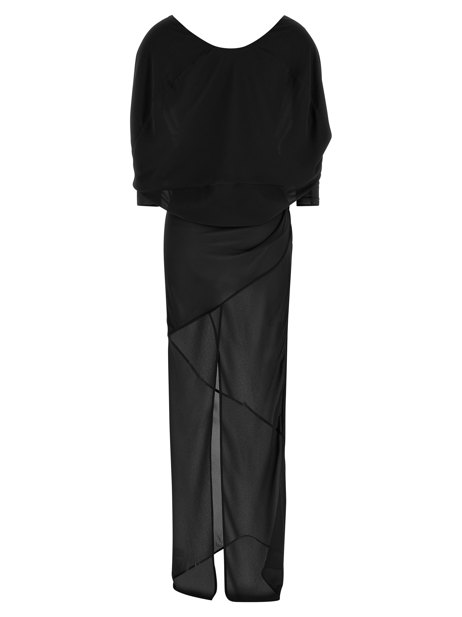 Entire Studios Black Polyester Long Dress