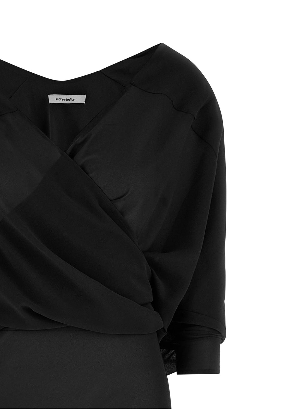 Entire Studios Black Polyester Long Dress