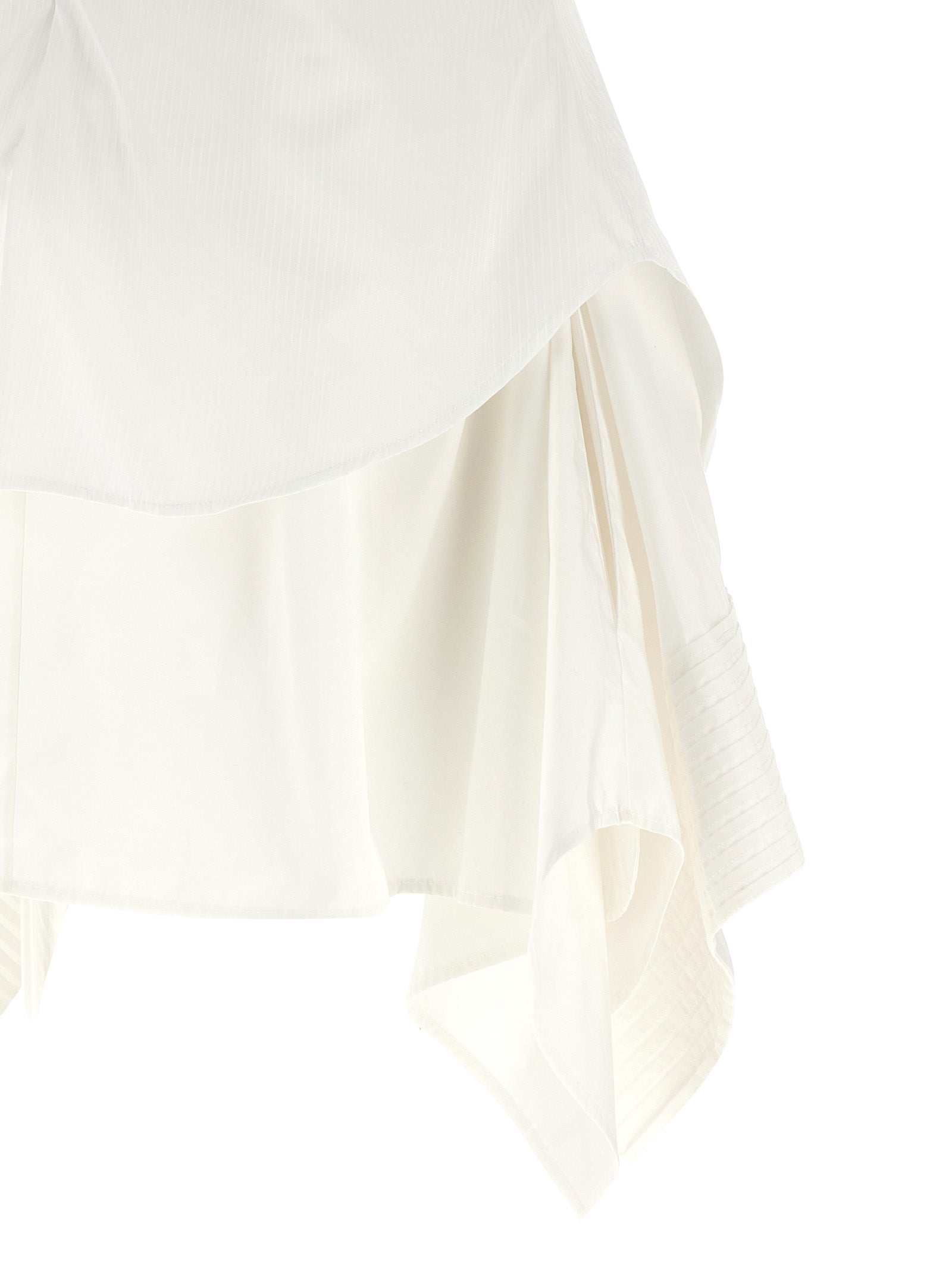 Alexander McQueen White Cotton Short Dress