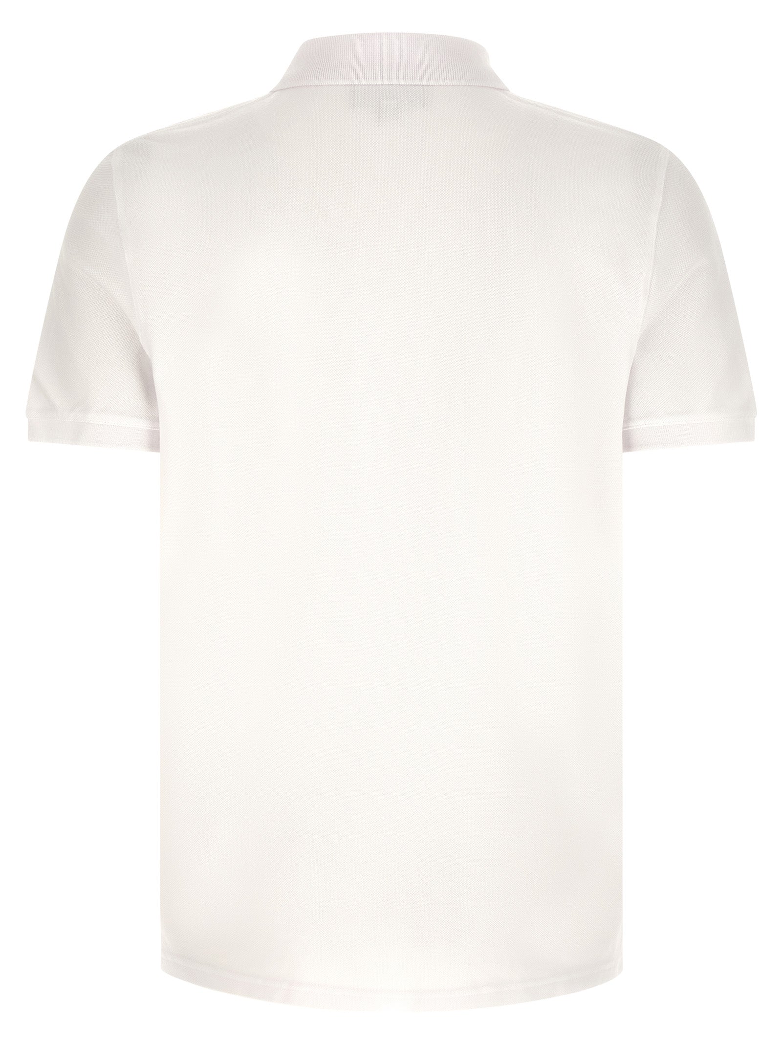 Maison Kitsuné White Cotton Polo Shirt