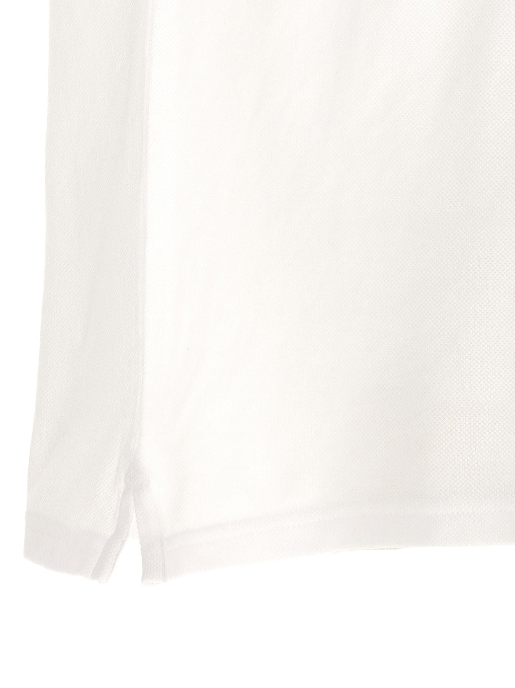 Maison Kitsuné White Cotton Polo Shirt