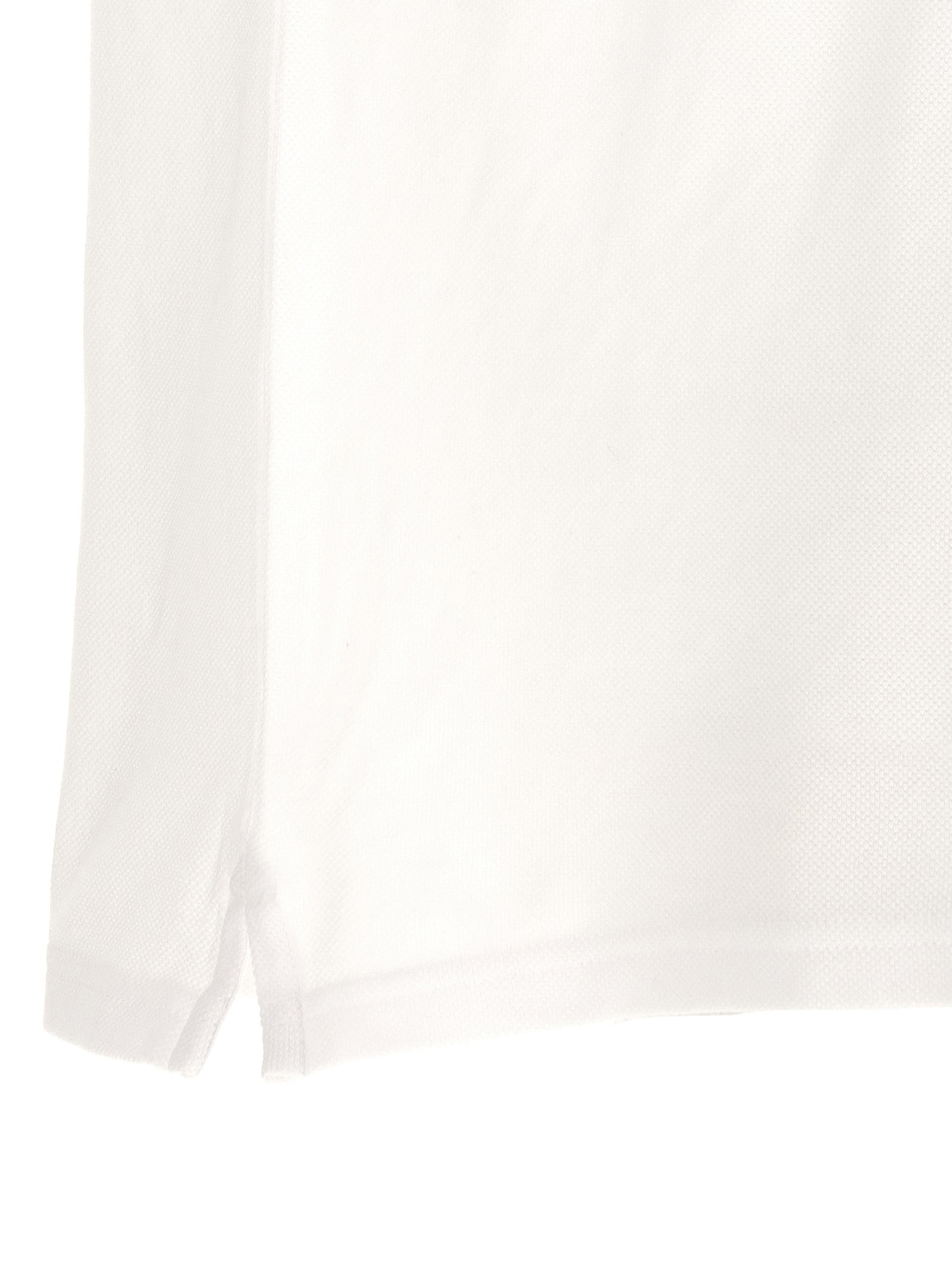 Maison Kitsuné White Cotton Polo Shirt