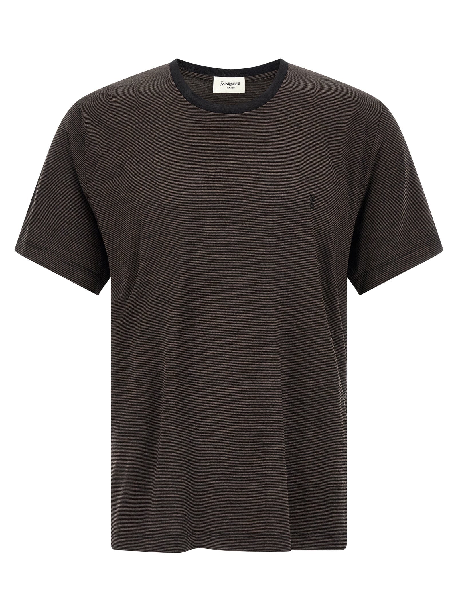 Saint Laurent Brown Wool T-Shirt