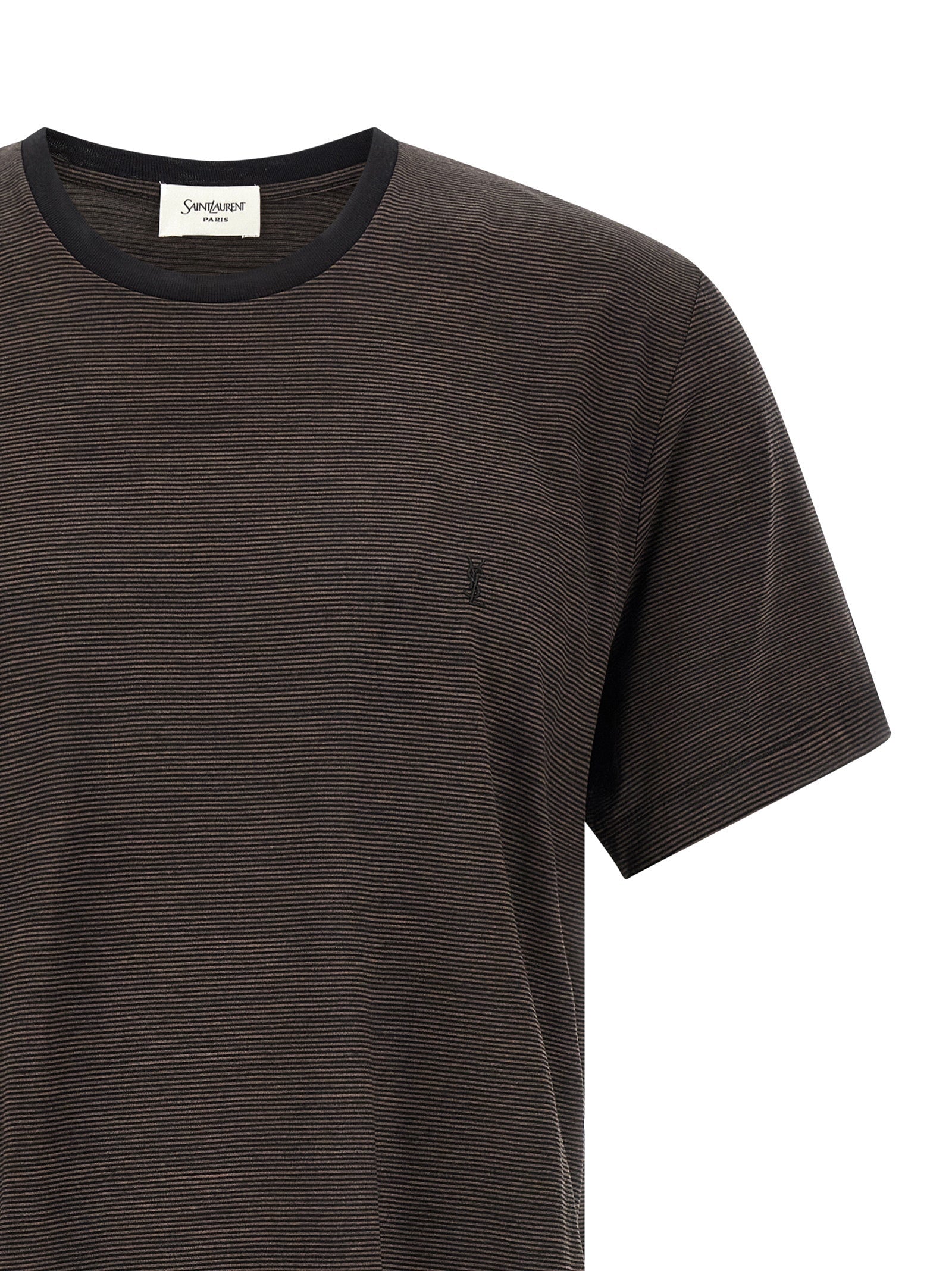 Saint Laurent Brown Wool T-Shirt