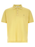 Saint Laurent Bicolor Cotton Polo Shirt