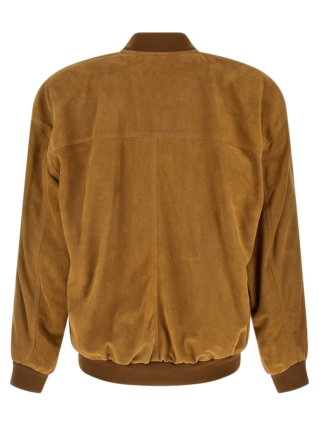 Saint Laurent Brown Lamb Leather Leather Jacket