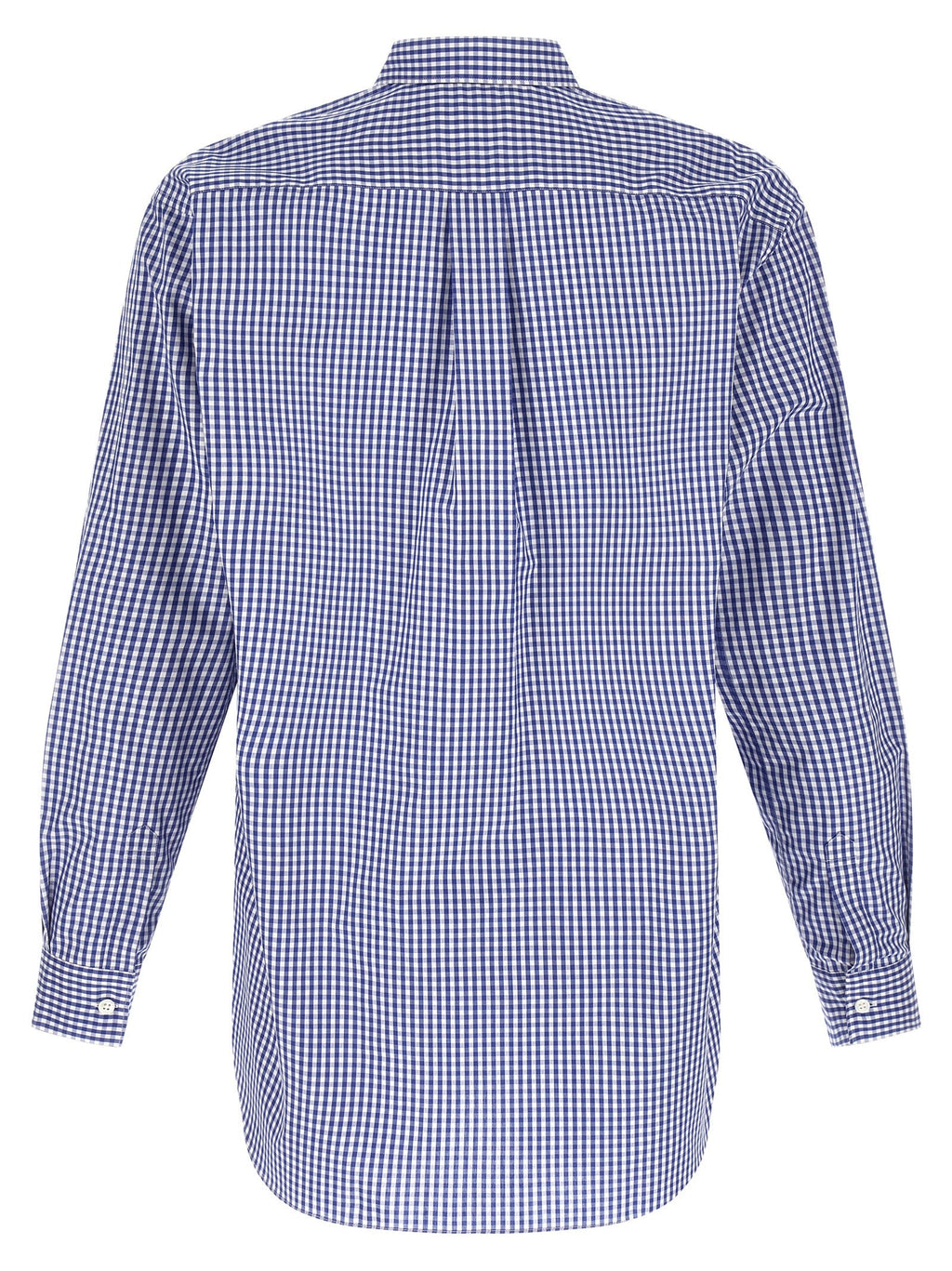 Comme Des Garçons Blue Cotton Blouse