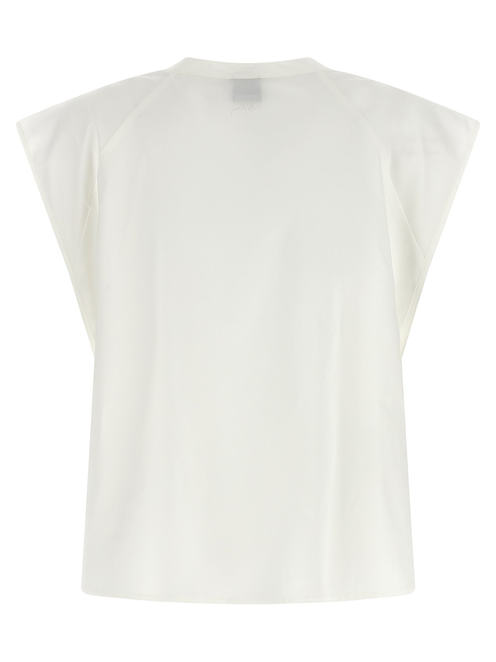 PINKO White Cotton Blouse
