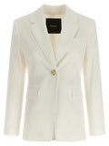 PINKO White Linen Blazer