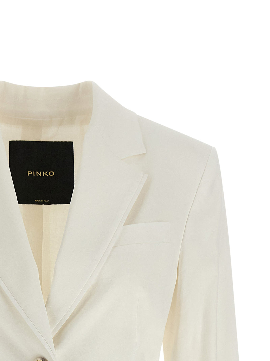 PINKO White Linen Blazer
