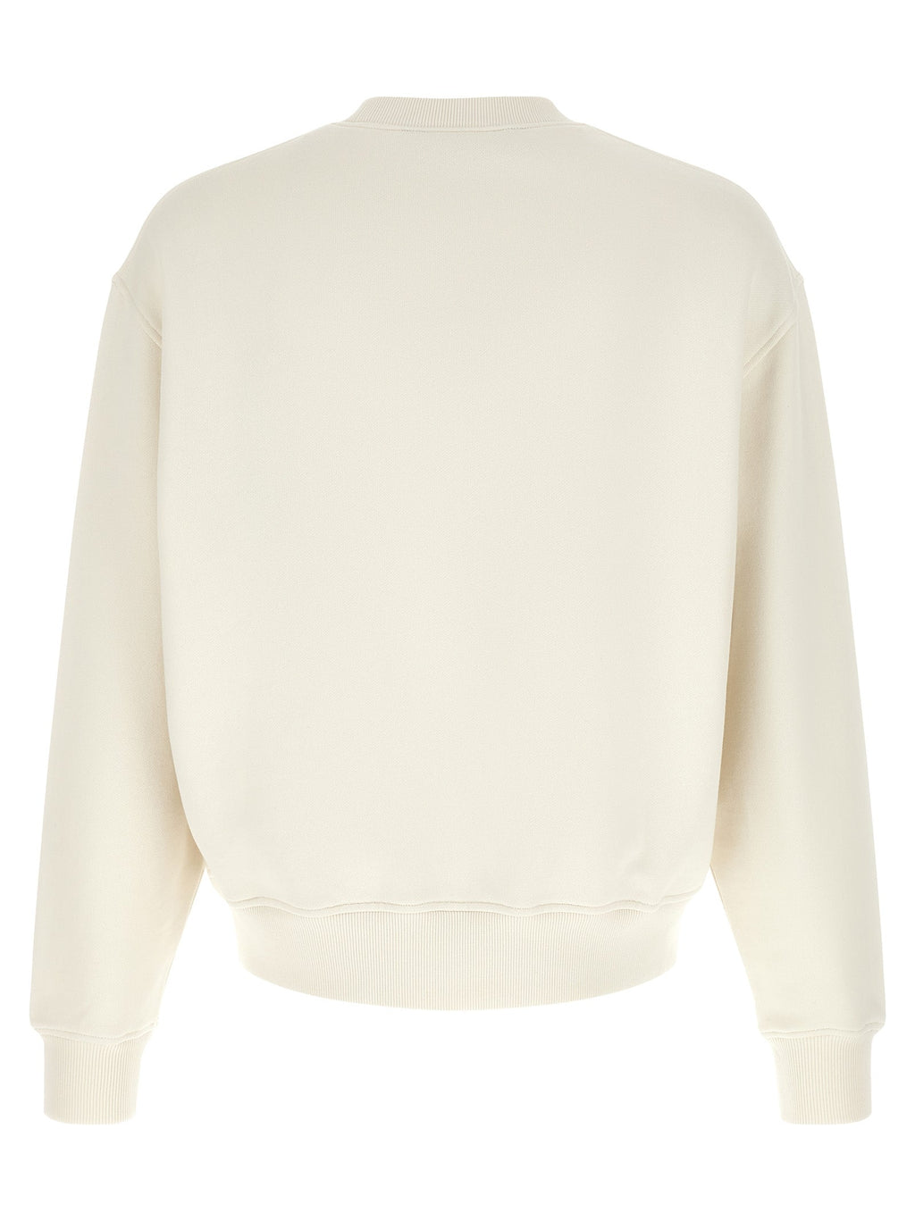 Palm Angels White Cotton Sweatshirt