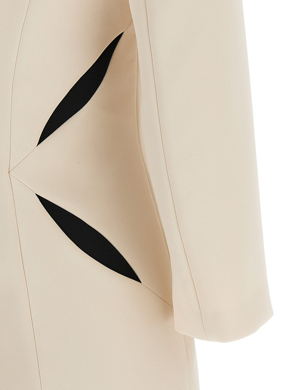 Elisabetta Franchi Bicolor Polyester Short Dress