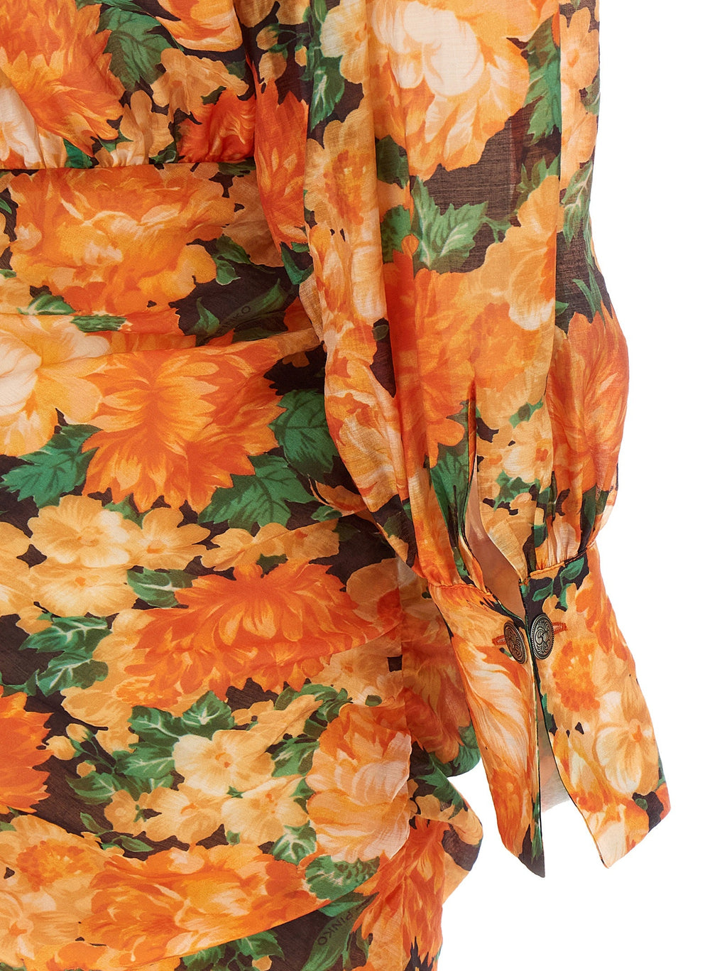 PINKO Orange Lyocell Short Dress