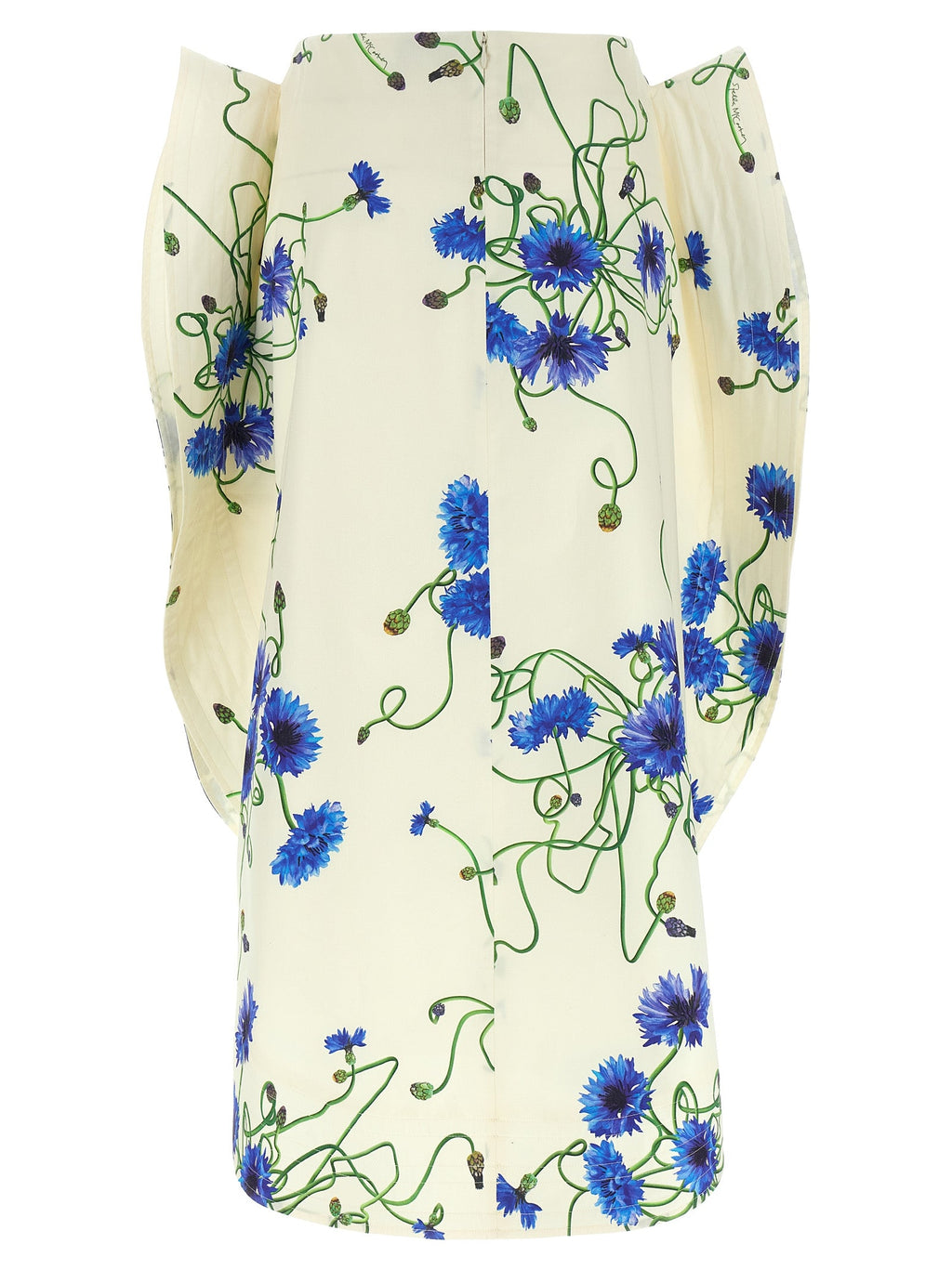 Stella McCartney Blue Cotton Mini Skirt