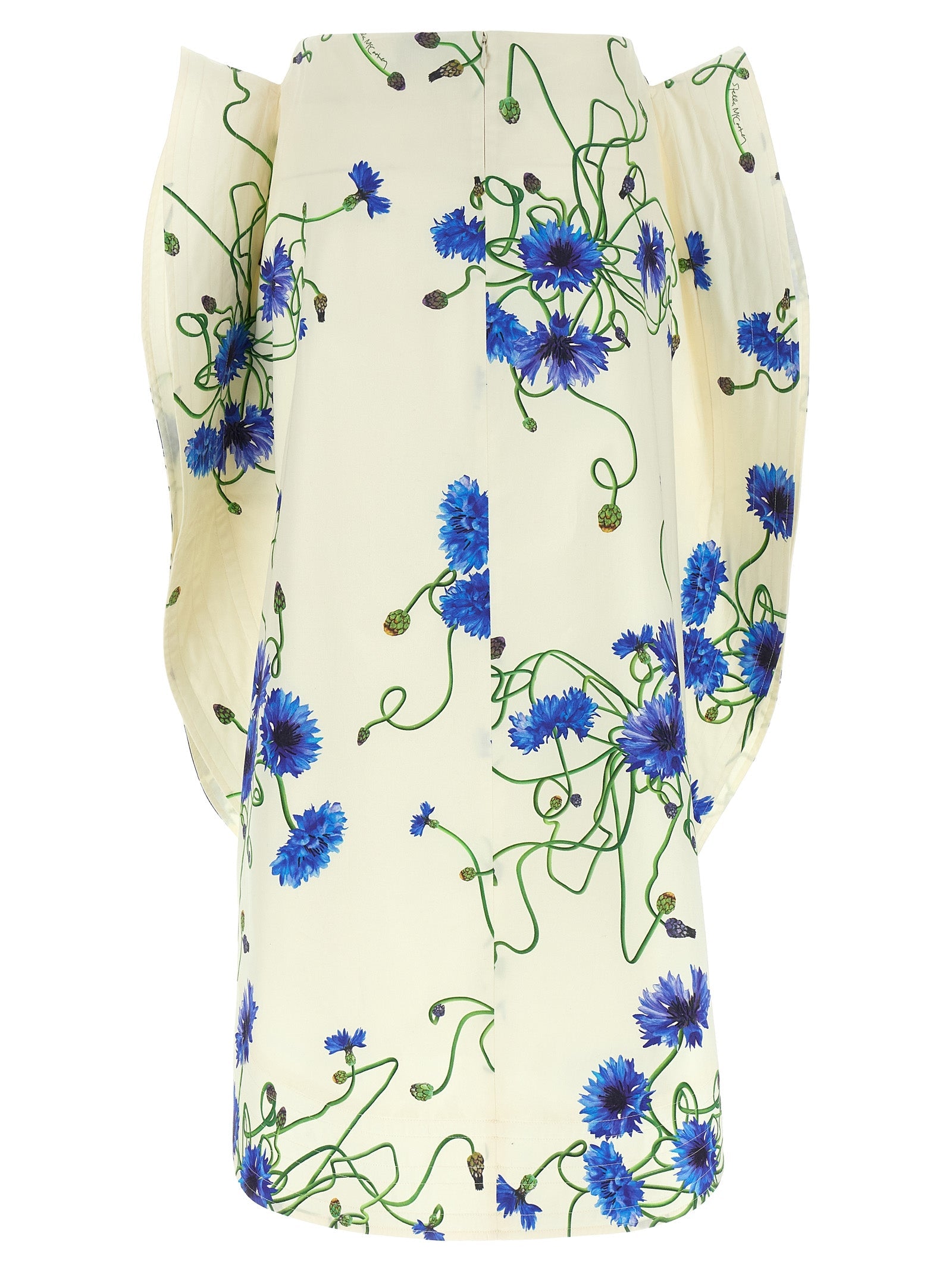 Stella McCartney Blue Cotton Mini Skirt