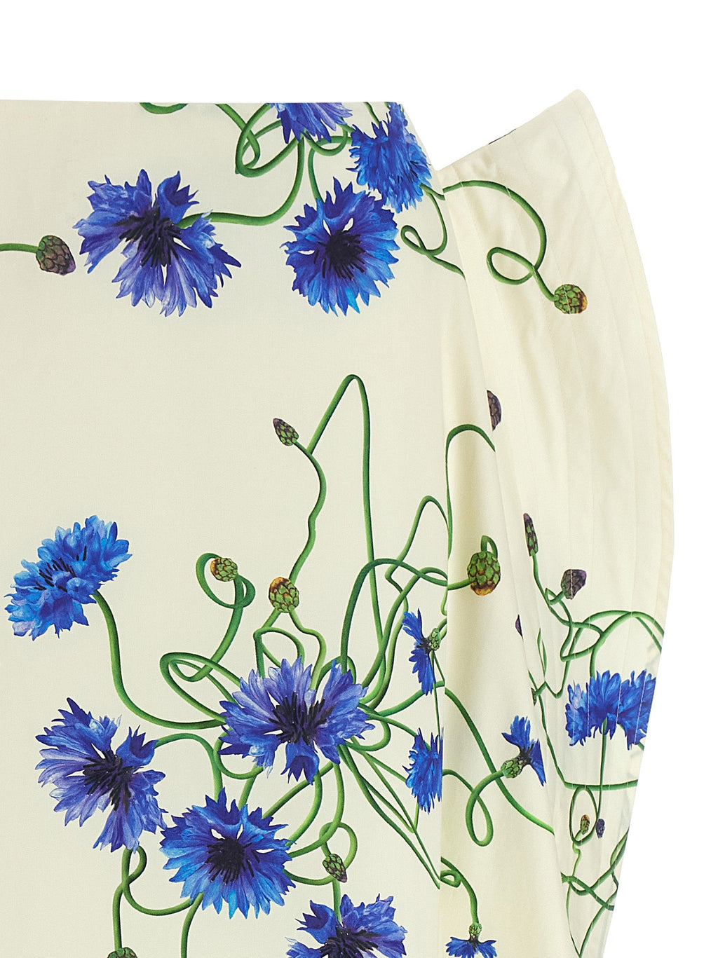 Stella McCartney Blue Cotton Mini Skirt